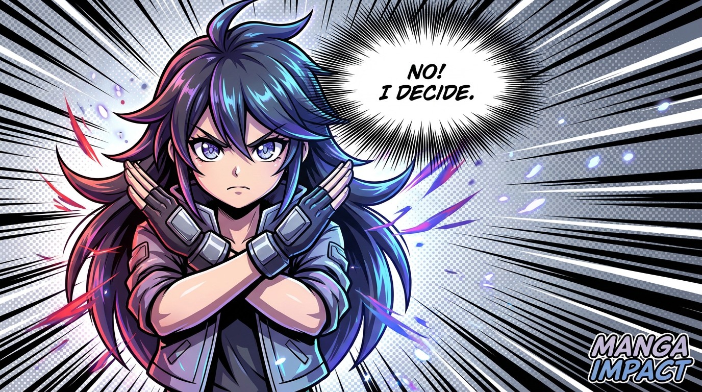 Free Confident Anime Refusal Image - Anime, Manga, Illustration ...