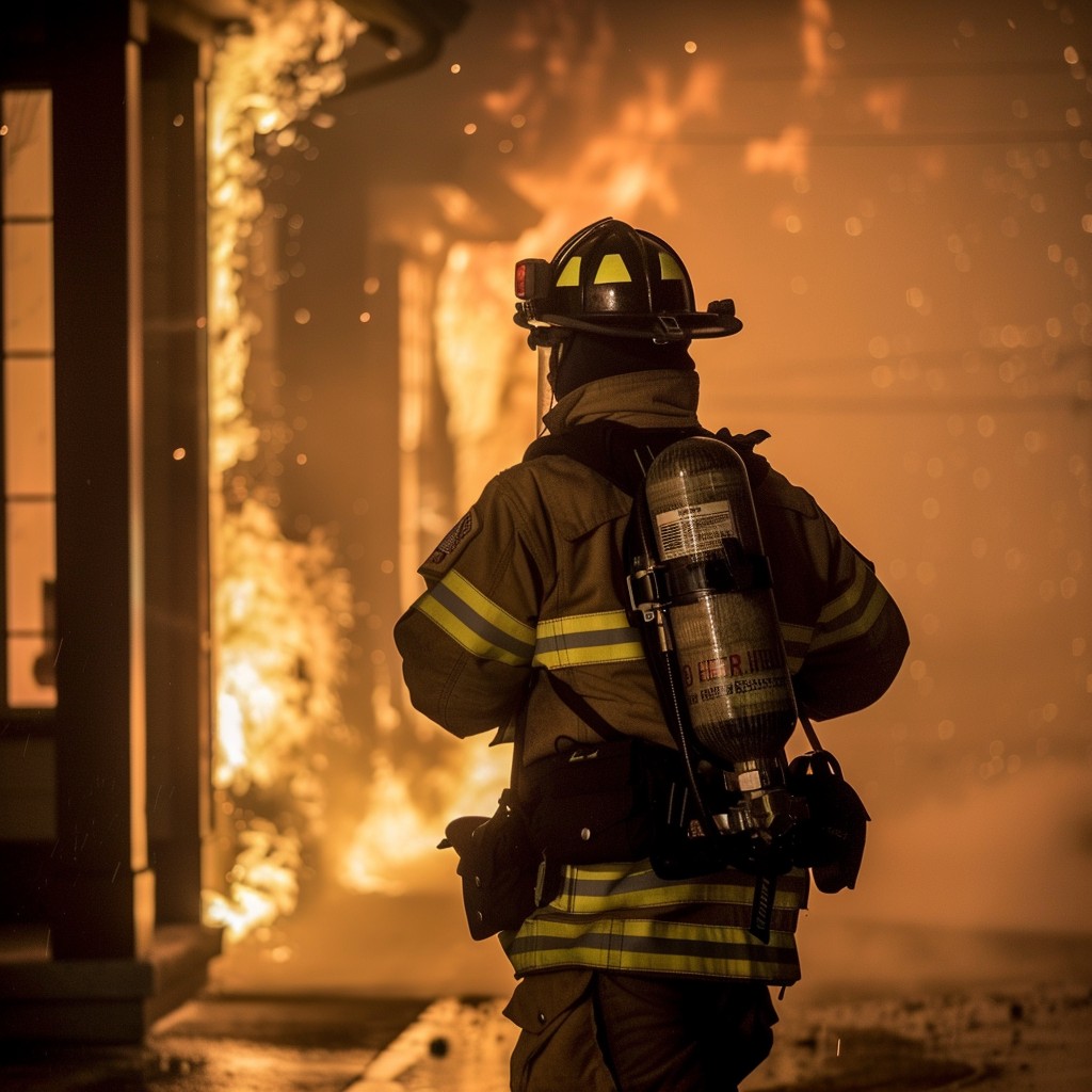 Free Firefighter in Action Photo - Firefighter, Fire, Rescue | Download ...