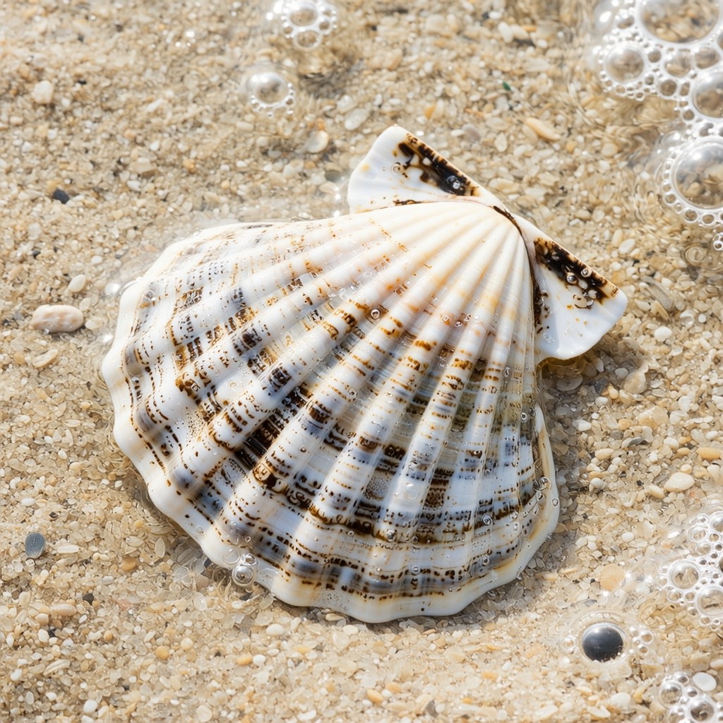 Squear Shell Good Free Speckled Beach Shell Image - Seashell, Beach, Sand | Download at ...