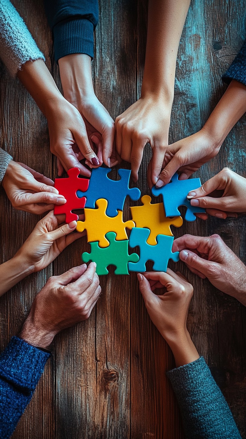 Free Unity in teamwork Image - Teamwork, Puzzle, Collaboration ...