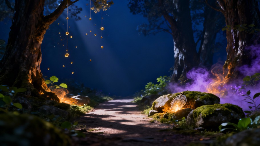 Free Enchanted Forest Pathway Image - Forest, Pathway, Magical ...