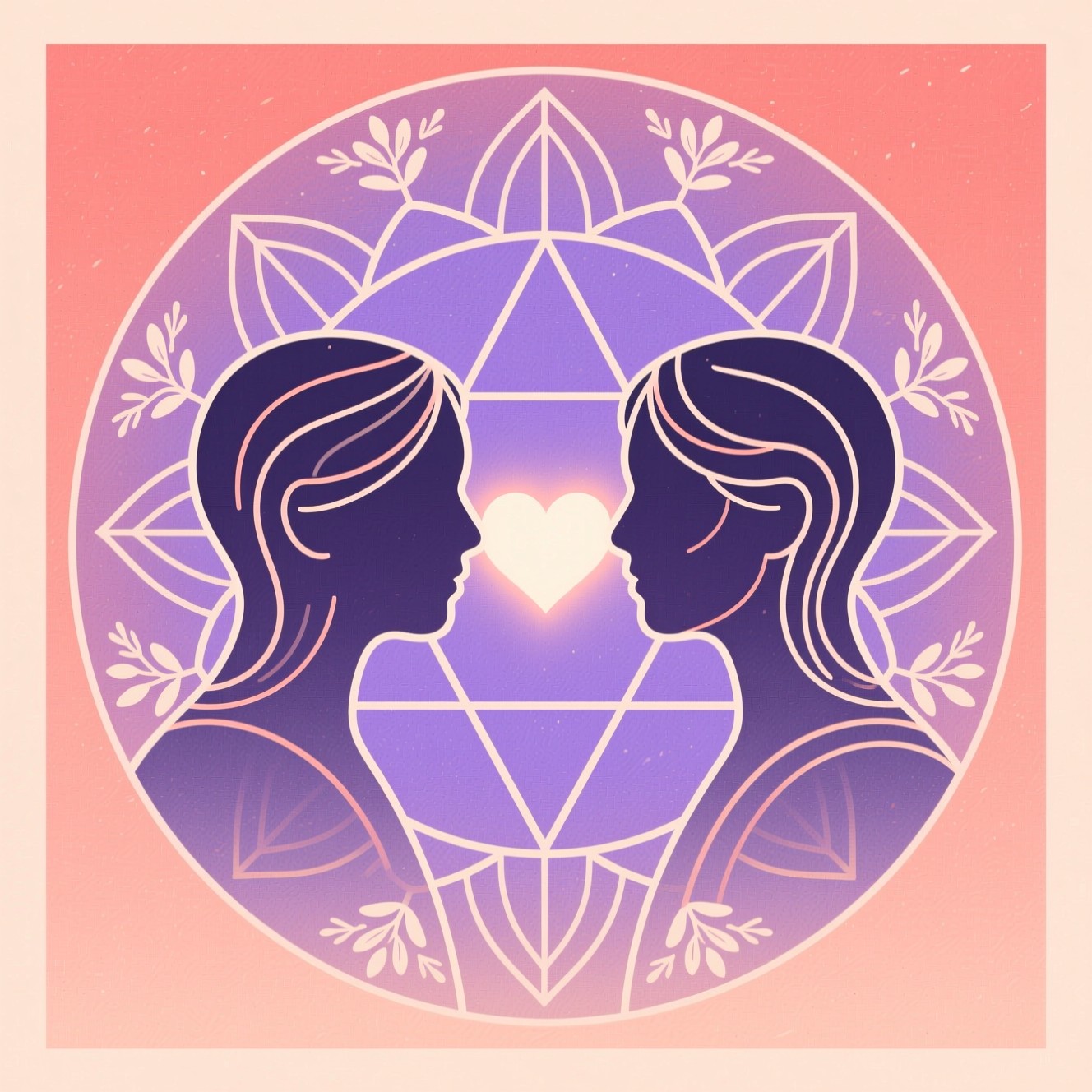 Two Souls Interlinked Free Twin Souls Connected Image - Illustration, Symmetry, Silhouettes ...