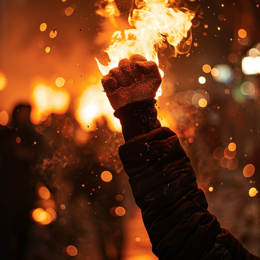 Free Flaming Fist Raised Image - Flame, Fire, Fist | Download at StockCake