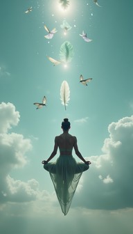 Transcending Floating Free Transcendent Floating Meditation Image - Meditation, Floating ...