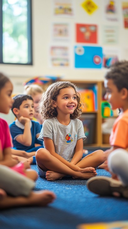 Free Joyful Classroom Interaction Image - Teacher, Preschool, Children ...
