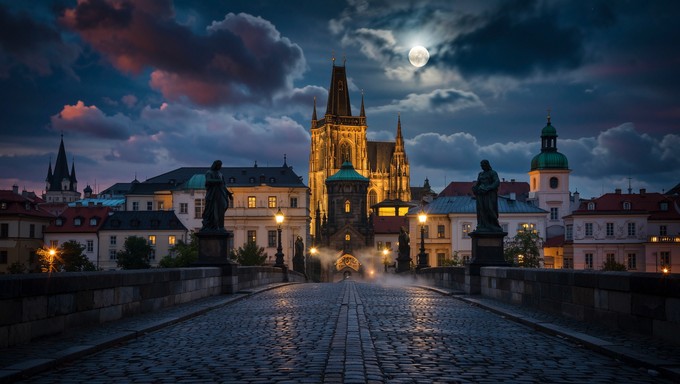 Free Cosmic Prague Fantasy Image - Prague, Gothic, Surreal | Download ...