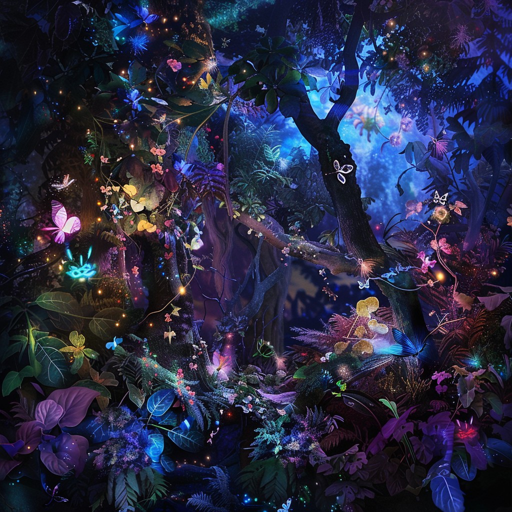 Free Enchanted Forest Scene Image - Enchanted, Forest, Magical ...