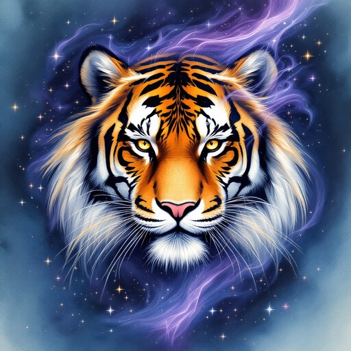Free Cosmic Tiger Spirit Image | Download at StockCake