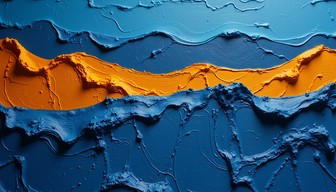 Free Textured Blue Waves Image - Impasto, Blue, Texture | Download at ...