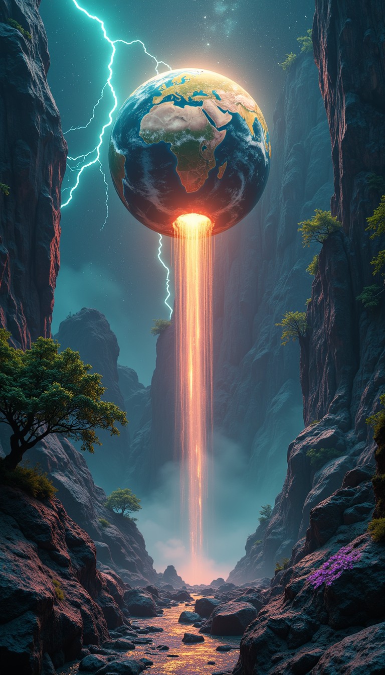 Earth Crysta Free Crystalline Earth Rebirth Image - Earth, Crystal, Surreal ...