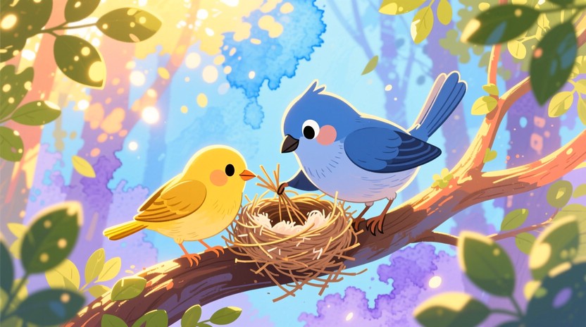 Free Feathered Friends Collaborate Photo - Birds, Nest, Teamwork ...