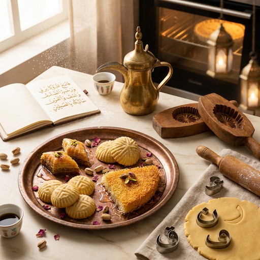 Free Arabic Baking Traditions Image - Baklava, Pastries, Arabic ...