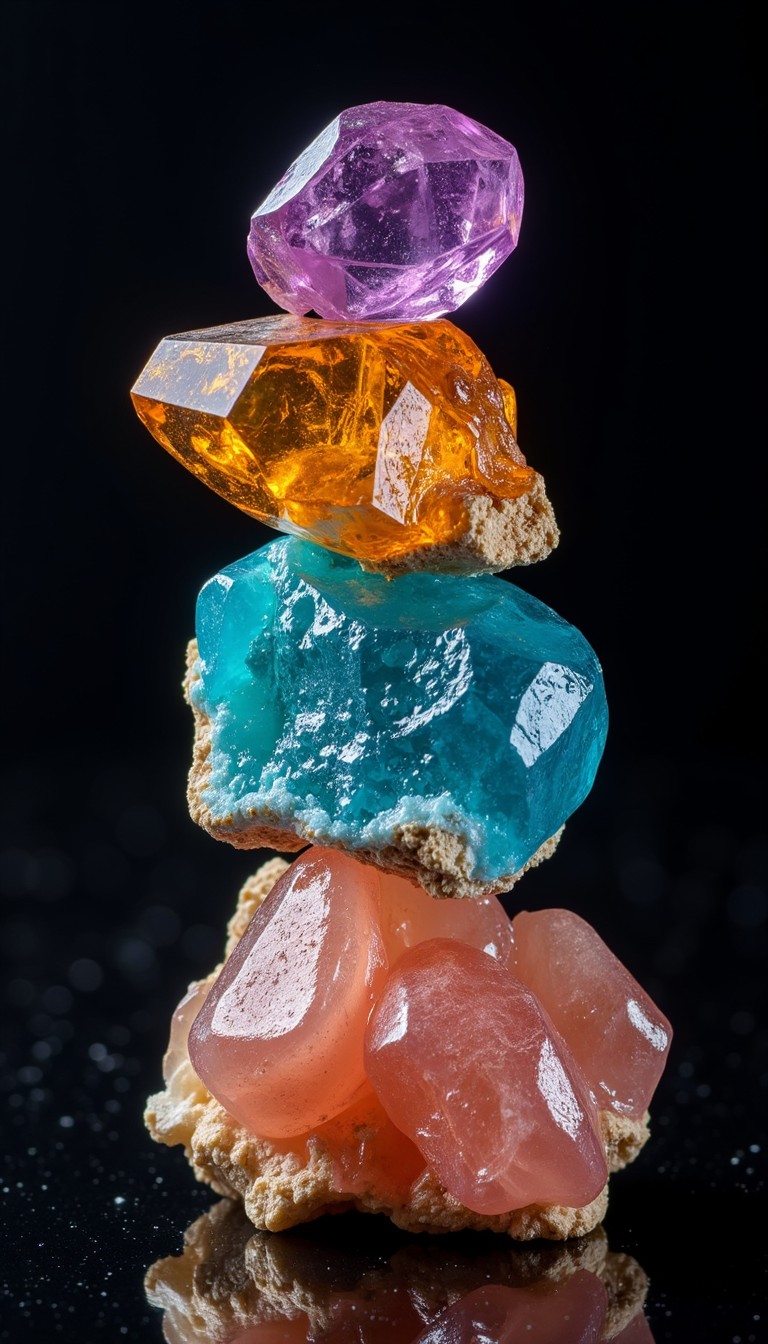 Stack Formed Crystals Free Stacked Crystal Beauty Image - Minerals, Crystals, Gemstones ...
