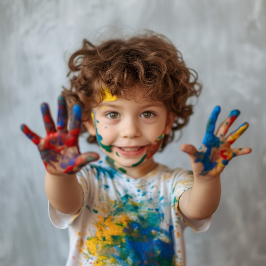 Free Colorful Hands Up Image - Child, Paint, Colorful | Download at ...