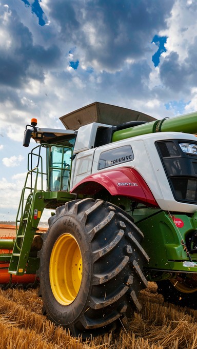 Free Powerful Farming Machine Image - Harvester, Agriculture, Farming ...
