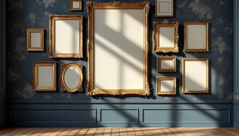 Free Golden Frames Glow Image - Vintage, Frames, Golden | Download at ...