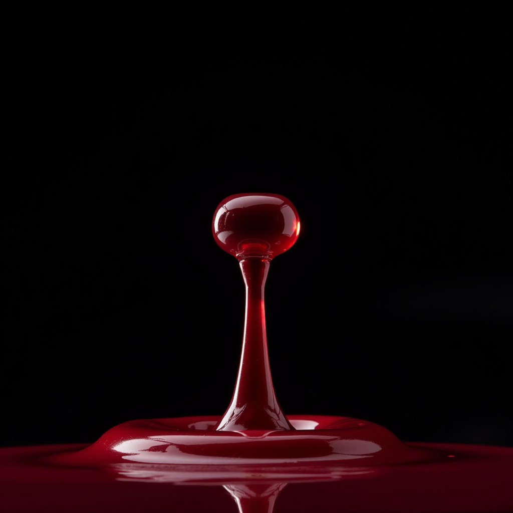 Free Suspended Crimson Drop Image - Crimson, Droplet, Liquid | Download ...