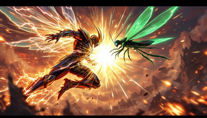 Free Epic Bug Battle Image - Anime, Battle, Warriors | Download at ...
