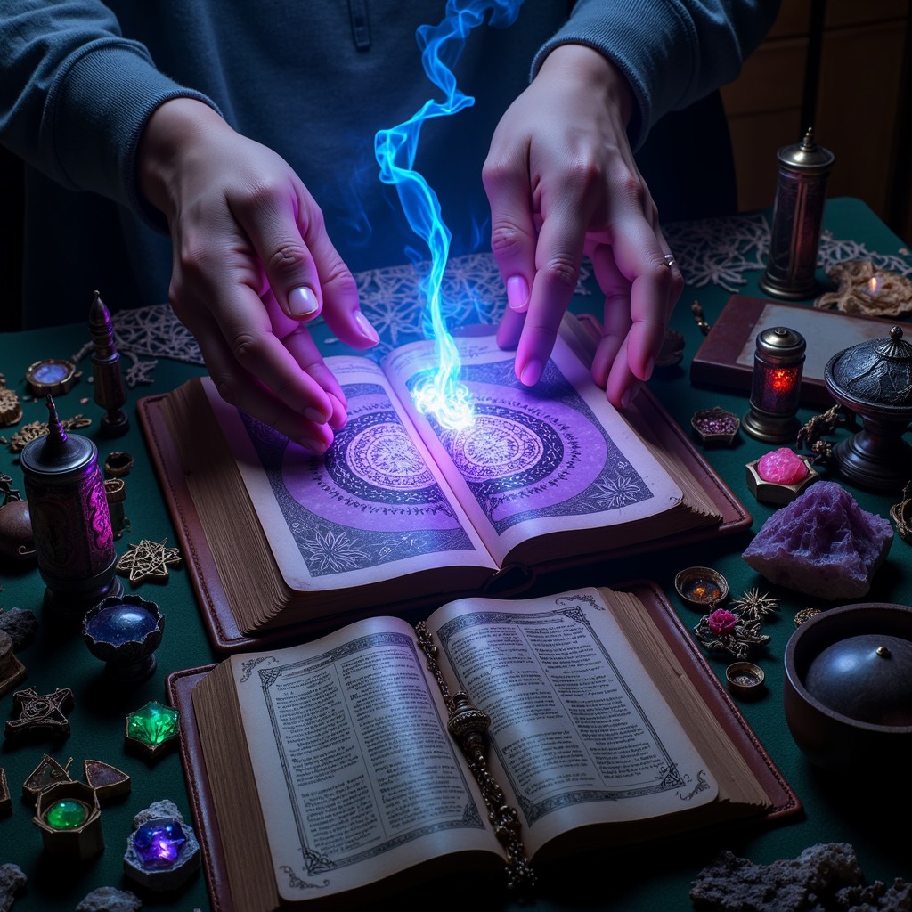 Free Spellcasting Hands Glow Image - Magic, Spellbook, Grimoire ...