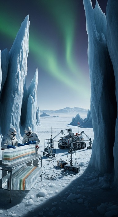 Free Aurora Ice Exploration Image - Aurora, Glacier, Expedition ...