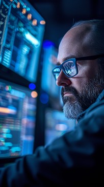 Free Focused Tech Professional Image - Technology, Coding, Programmer ...