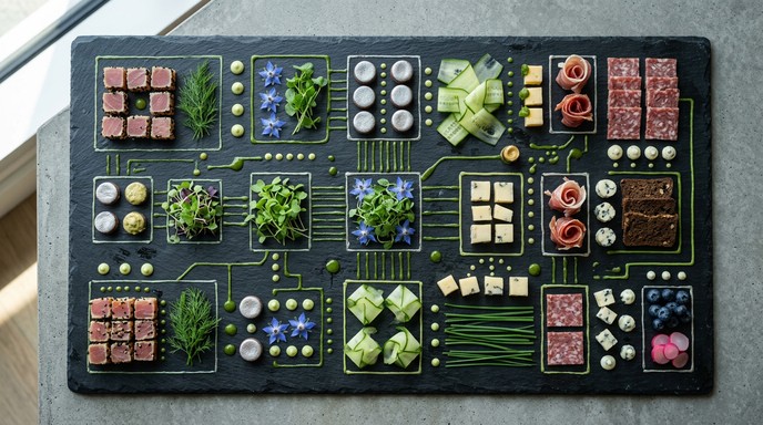 Free Edible Circuit Board Image - Charcuterie, Appetizers, Technology ...