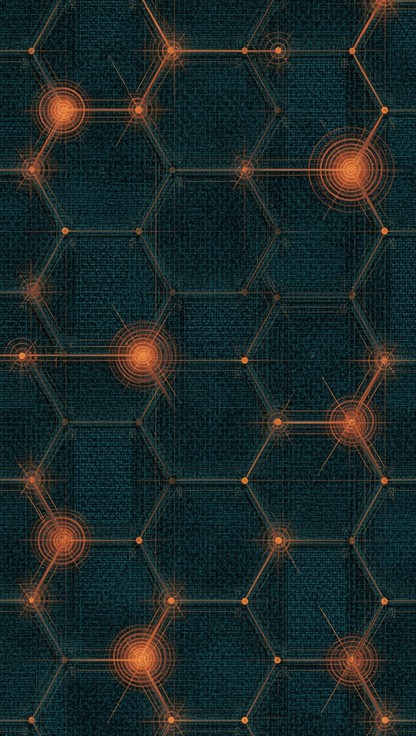 Hexagonal Network Texture Free Digital Network Design Photo - Hexagonal, Network, Geometric ...