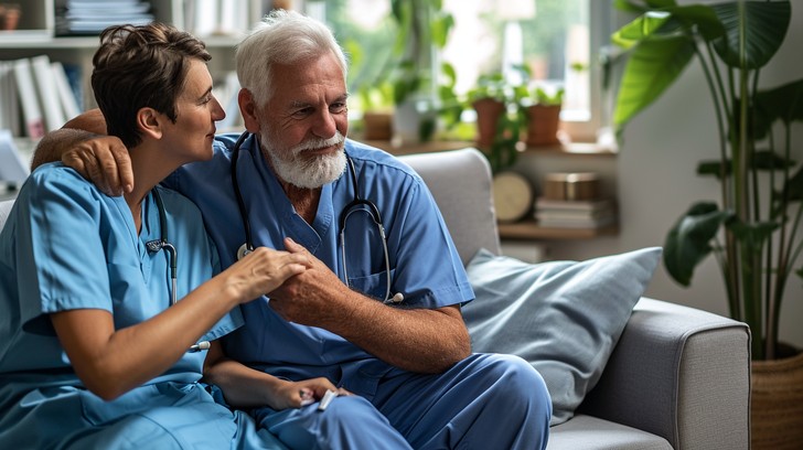 Caring Colleague Free Caring Medical Team Image - Healthcare, Compassion, Scrubs ...
