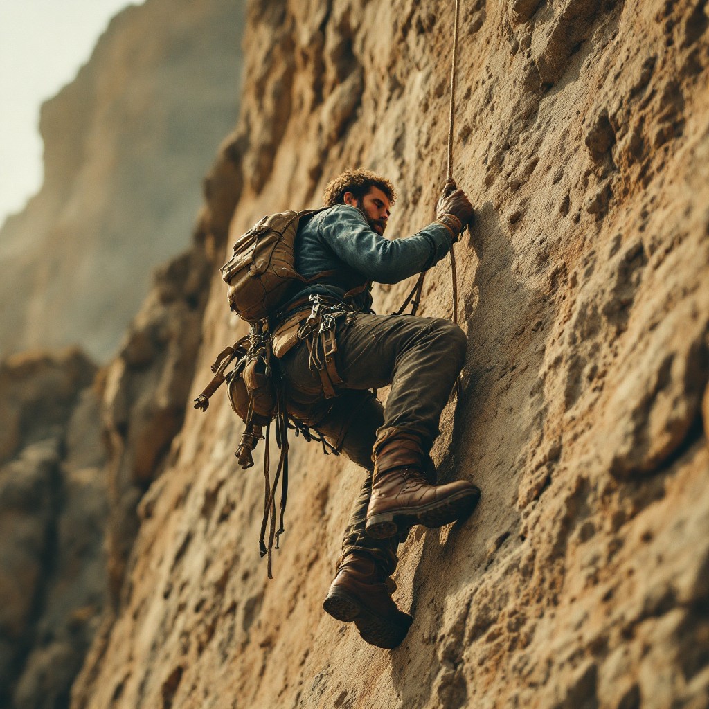 Free Vintage Mountain Climber Image - Climbing, Mountaineering, Vintage ...