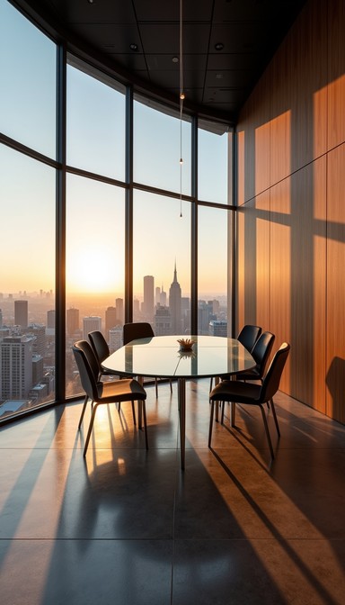 Free Sunrise Boardroom Elegance Image - Boardroom, Sunrise, Modern ...