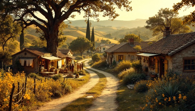 Free Golden Countryside Nostalgia Image - Vintage, Retro, 1970s ...