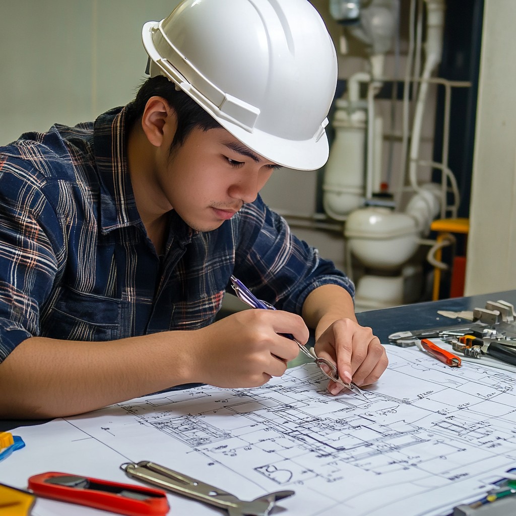 Free Engineer drafting plans Image - Engineer, Drafting, Workshop ...