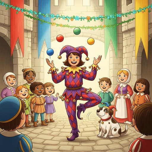 Jester Performance Free Jester Delights Children Photo - Jester, Medieval, Juggling ...