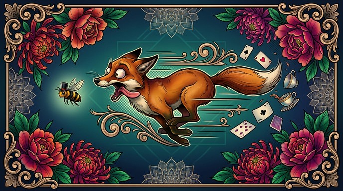Free Fox Flees Bumblebee Image - Fox, Bumblebee, Tattoo | Download at ...