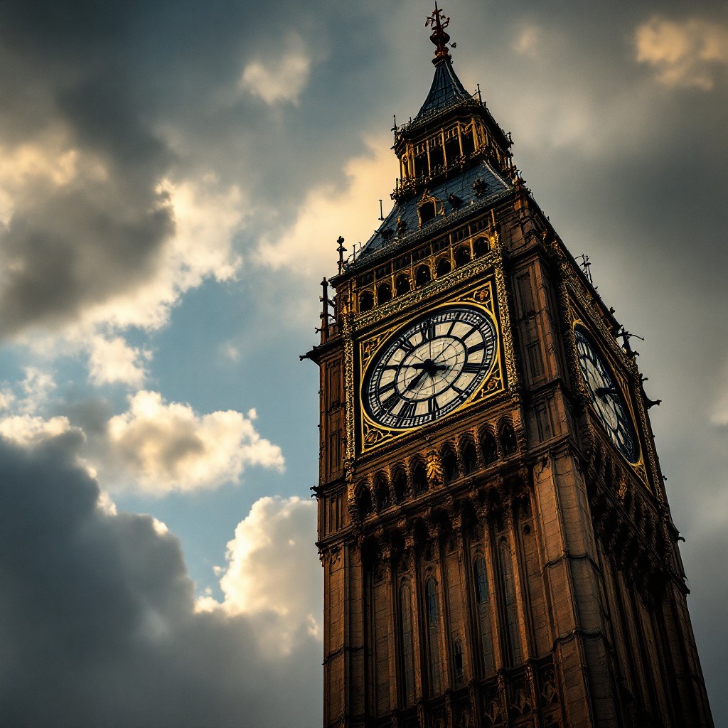 Free Iconic Clock Tower Image - Clock, Tower, Clouds | Download at ...