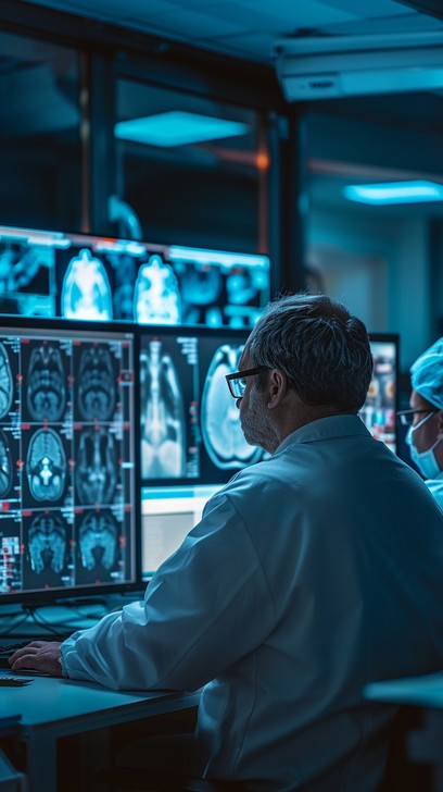 Free Doctors reviewing scans Image | Download at StockCake