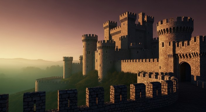 Free Majestic Medieval Fortress Image - Castle, Medieval, Fortress ...