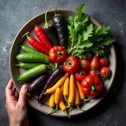 Free Vibrant Vegetable Bounty Image - Vegetables, Organic, Fresh ...
