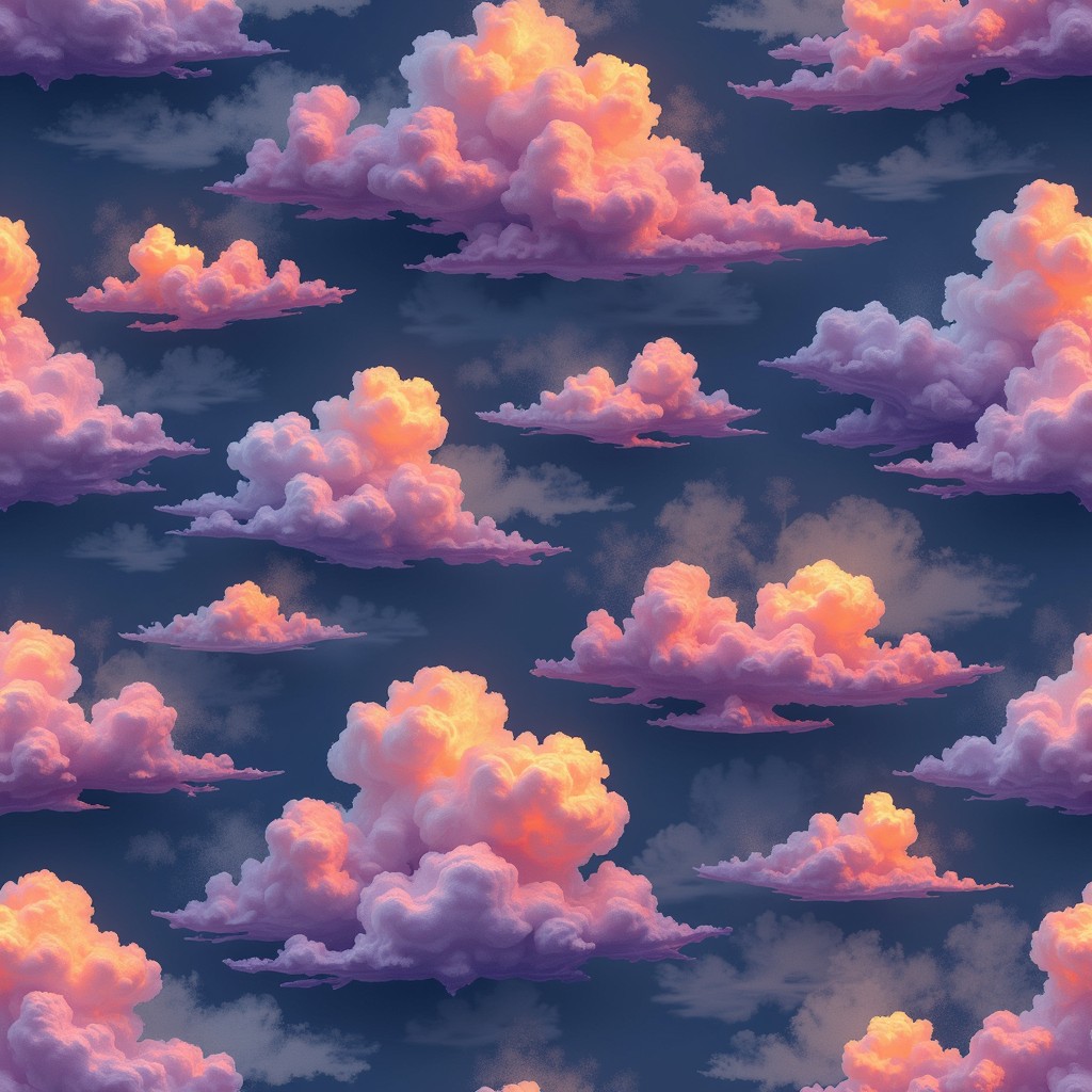 Free Dreamy Sunset Clouds Image - Clouds, Indigo, Amber | Download at ...