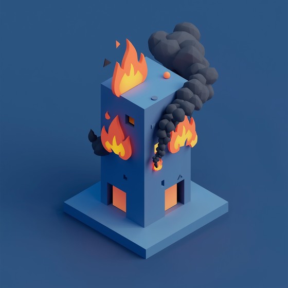 Free Burning Building Emergency Photo - Fire, Building, Emergency ...