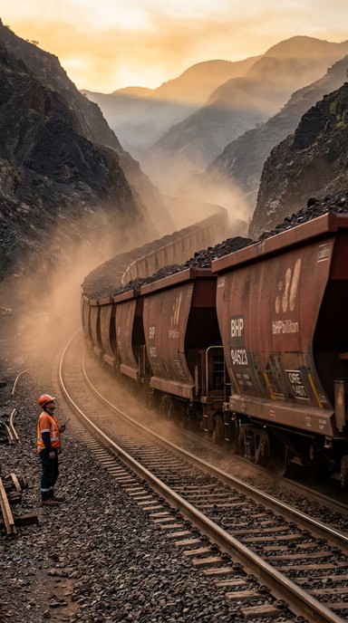 Free Iron Ore Dawn Image - Train, Freight, Industrial | Download at ...