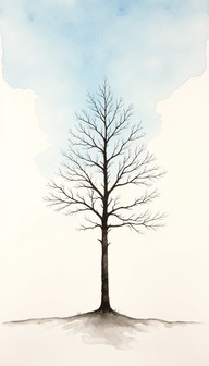 Free Solitary Winter Tree Image - Tree, Winter, Minimalist | Download ...