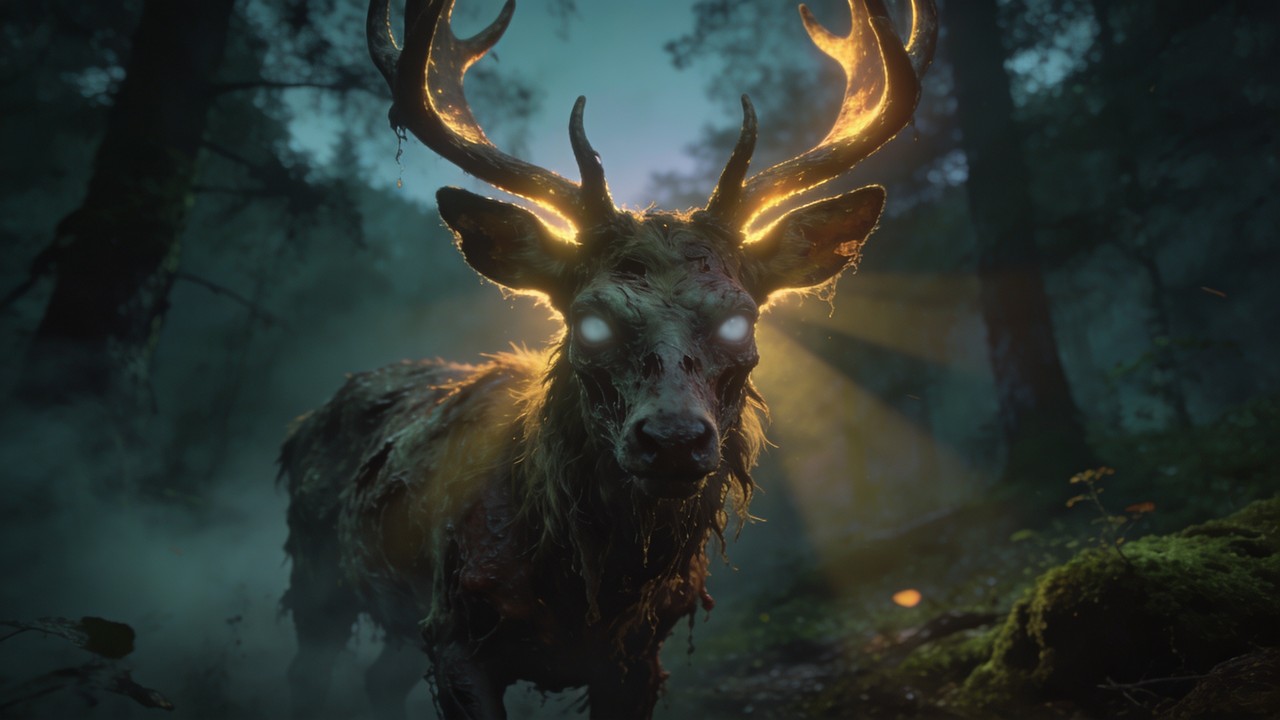 Free Undead Forest Creature Image - Zombie, Deer, Forest | Download at ...