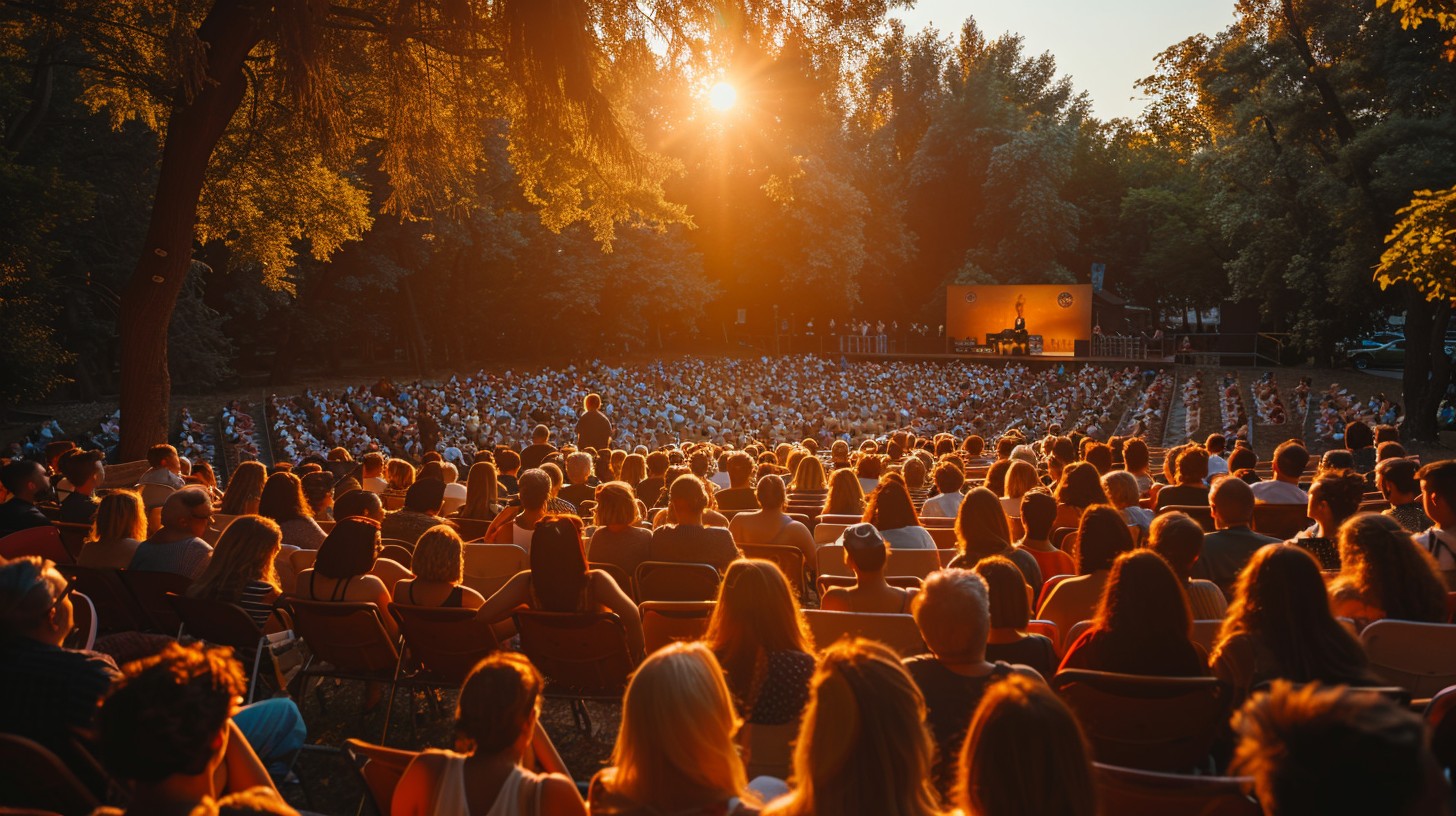 Free Sunset Outdoor Event Image - Sunset, Audience, Outdoor | Download ...