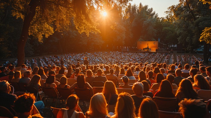 Free Sunset Outdoor Event Image - Sunset, Audience, Outdoor | Download ...