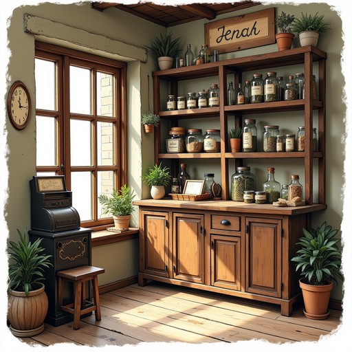 Free Rustic Pantry Corner Image - Rustic, Pantry, Shelves | Download at ...