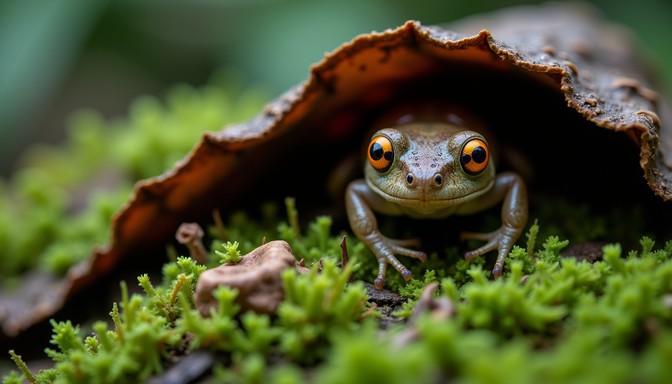 Frog Inrception Free Cautious Amphibian Gaze Image - Frog, Amphibian, Macro | Download ...