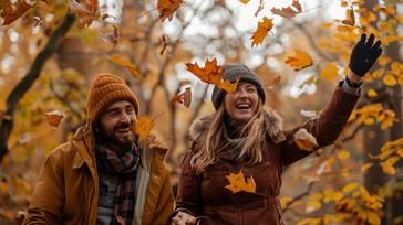 Free Autumn Joyful Moments Image - Autumn, Joy, Couple | Download at ...