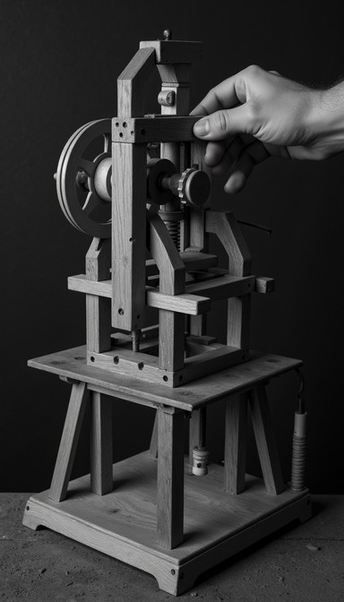 Free Mechanical Wooden Craft Image - Wooden, Mechanical, Contraption ...