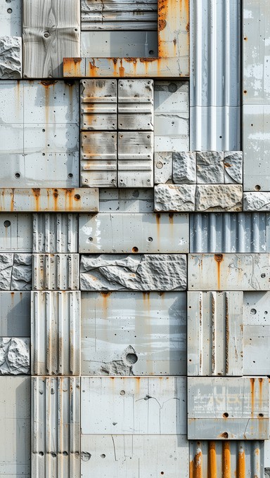 Brutalist Rust Texture Free Weathered Industrial Surface Image - Brutalist, Concrete ...